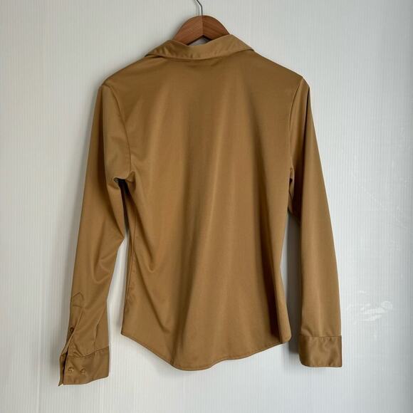 Bogari vintage button down polyester blend dress shirt size medium - Picture 6 of 6